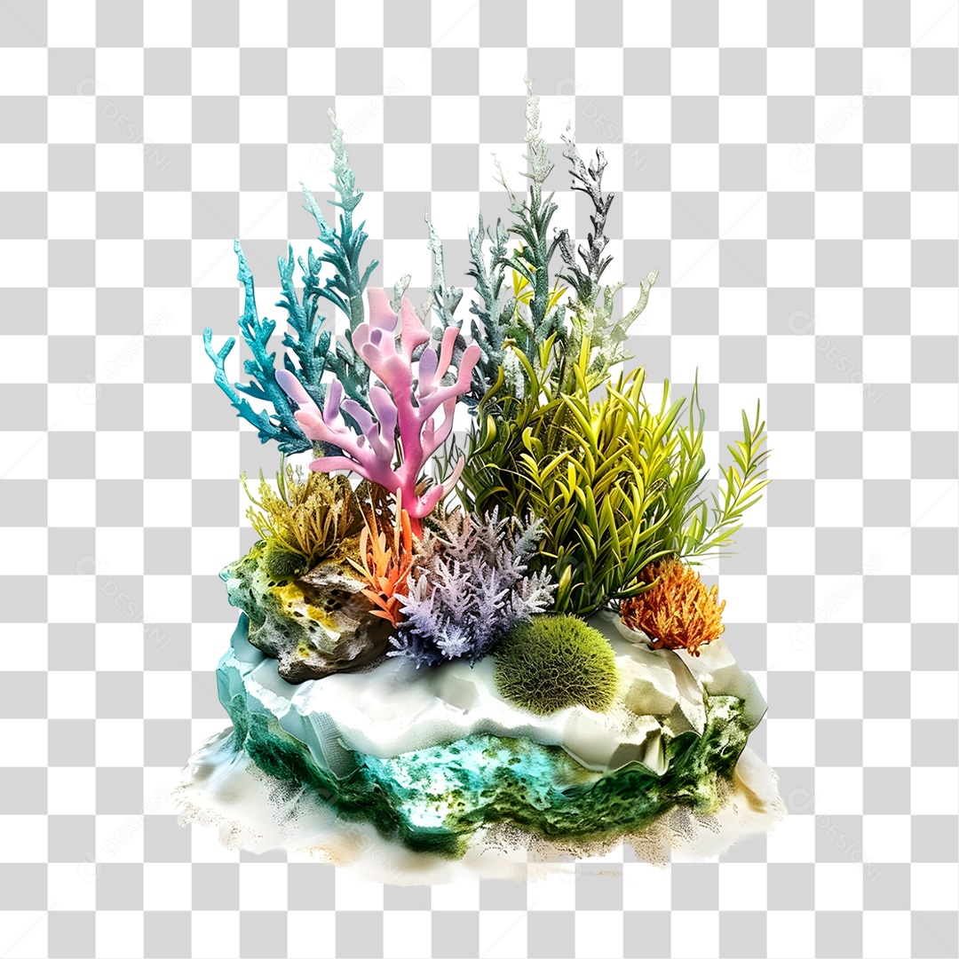 Recife De Corais Para Composição PNG Transparente