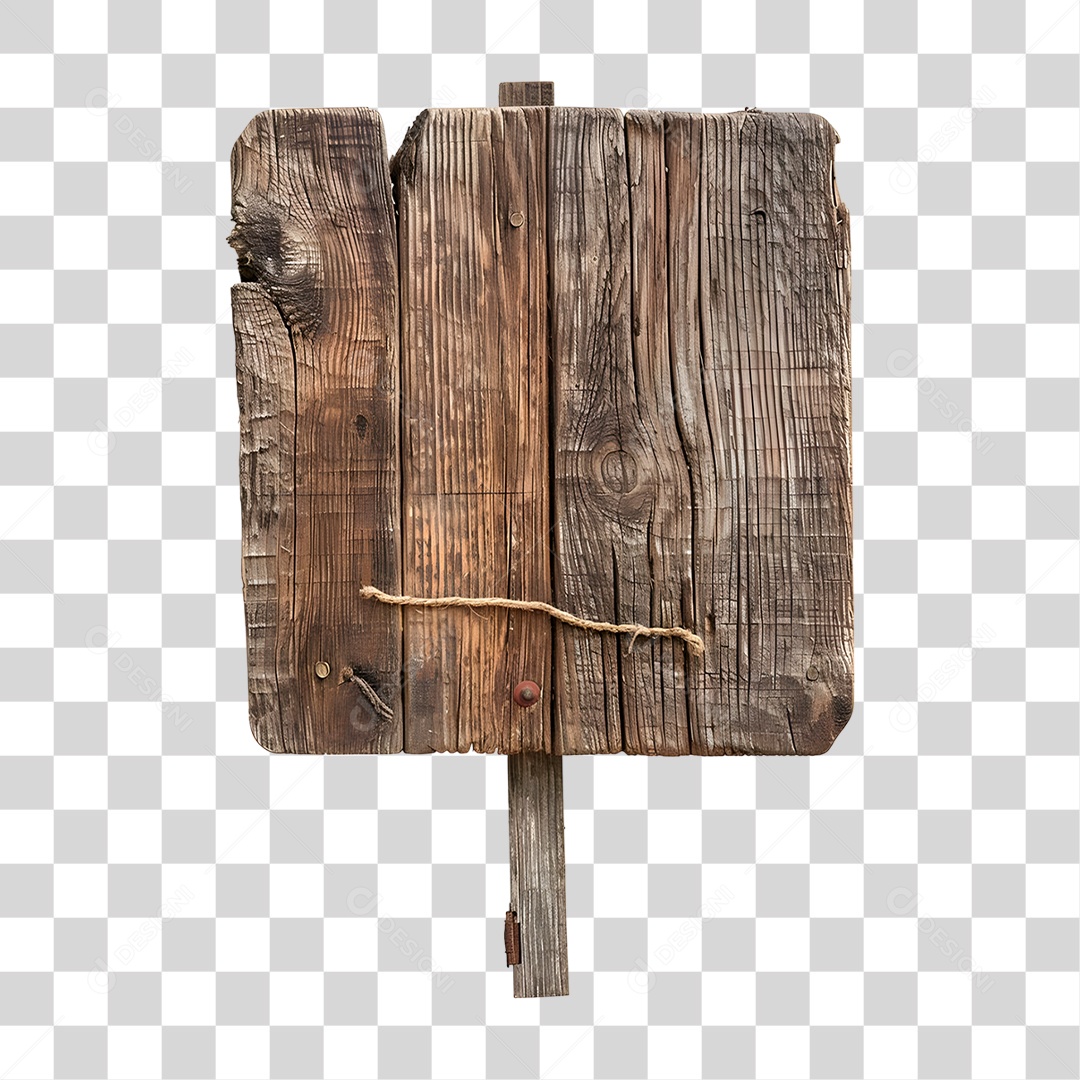 Placa de Madeira para Decoração de Halloween PNG Transparente