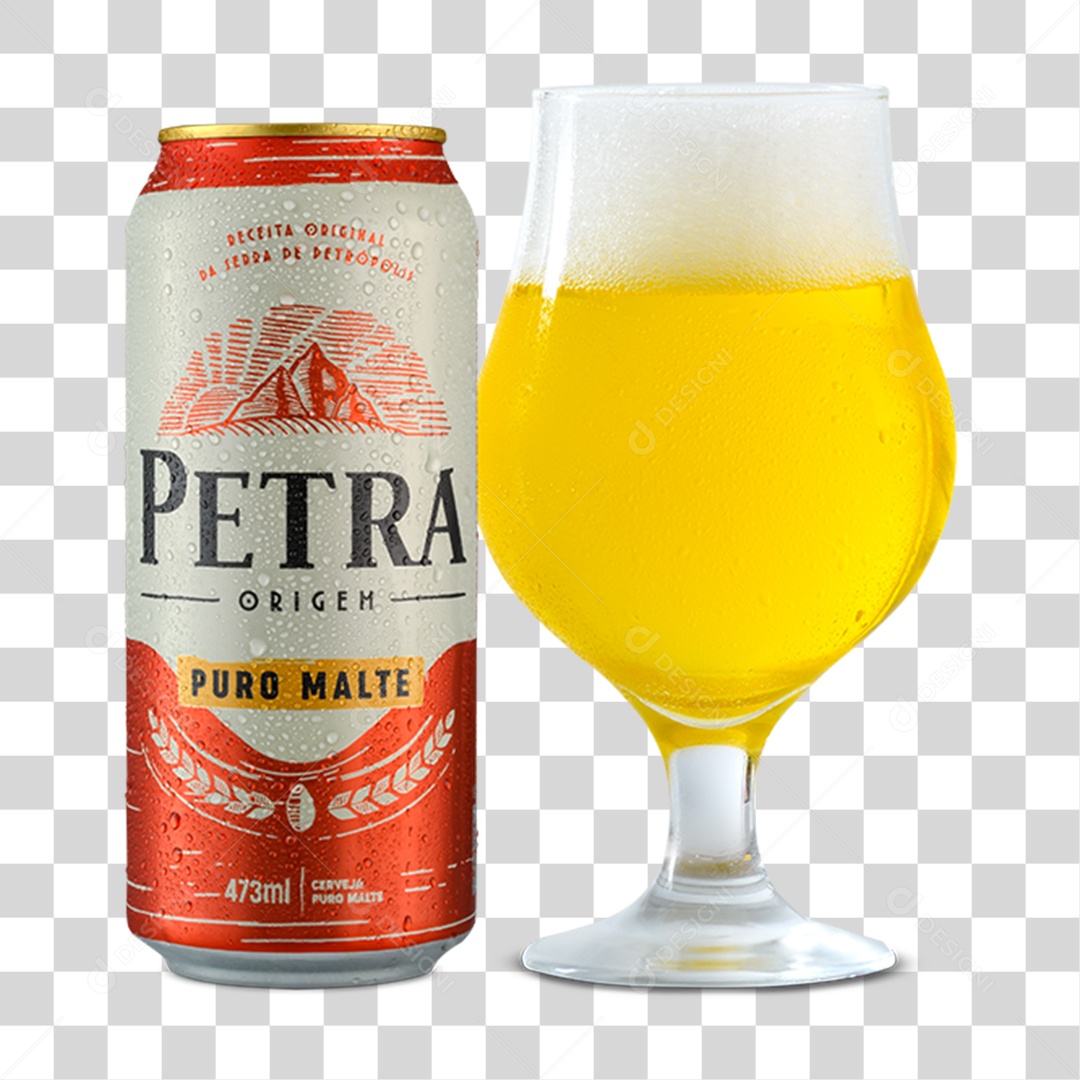 Cerveja Petra PNG Transparente