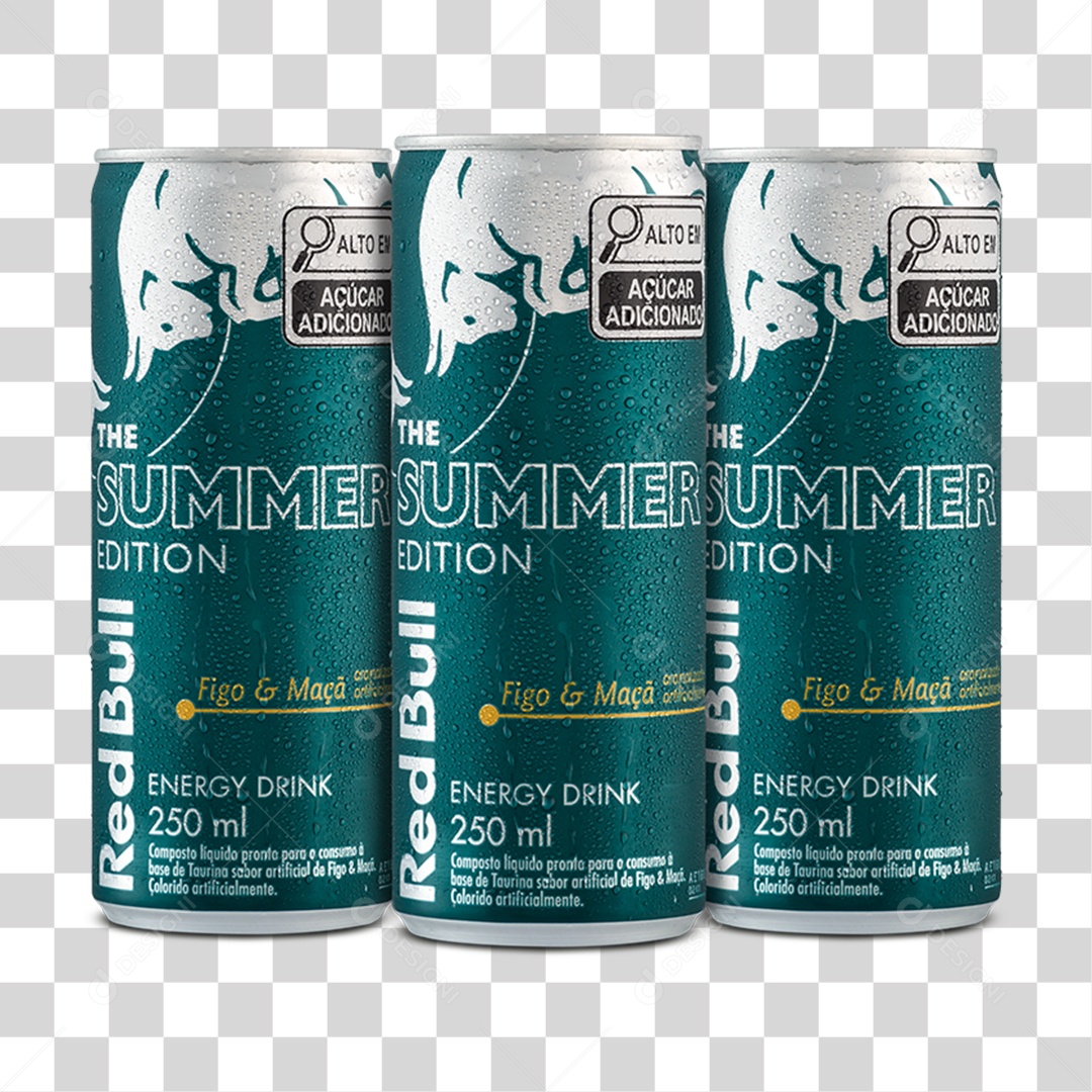 Bebida Energética Red Bull PNG Transparente