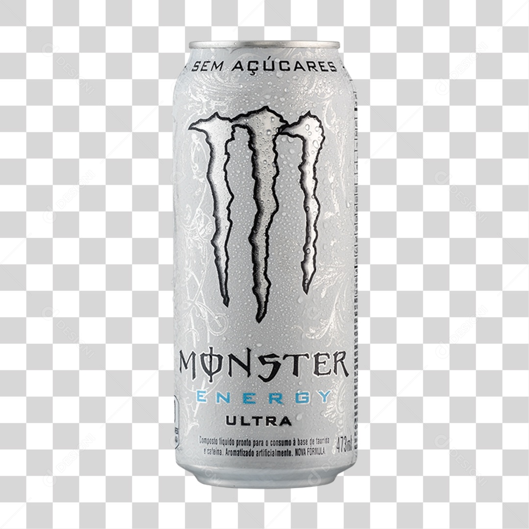 Bebida Energética Monster PNG Transparente