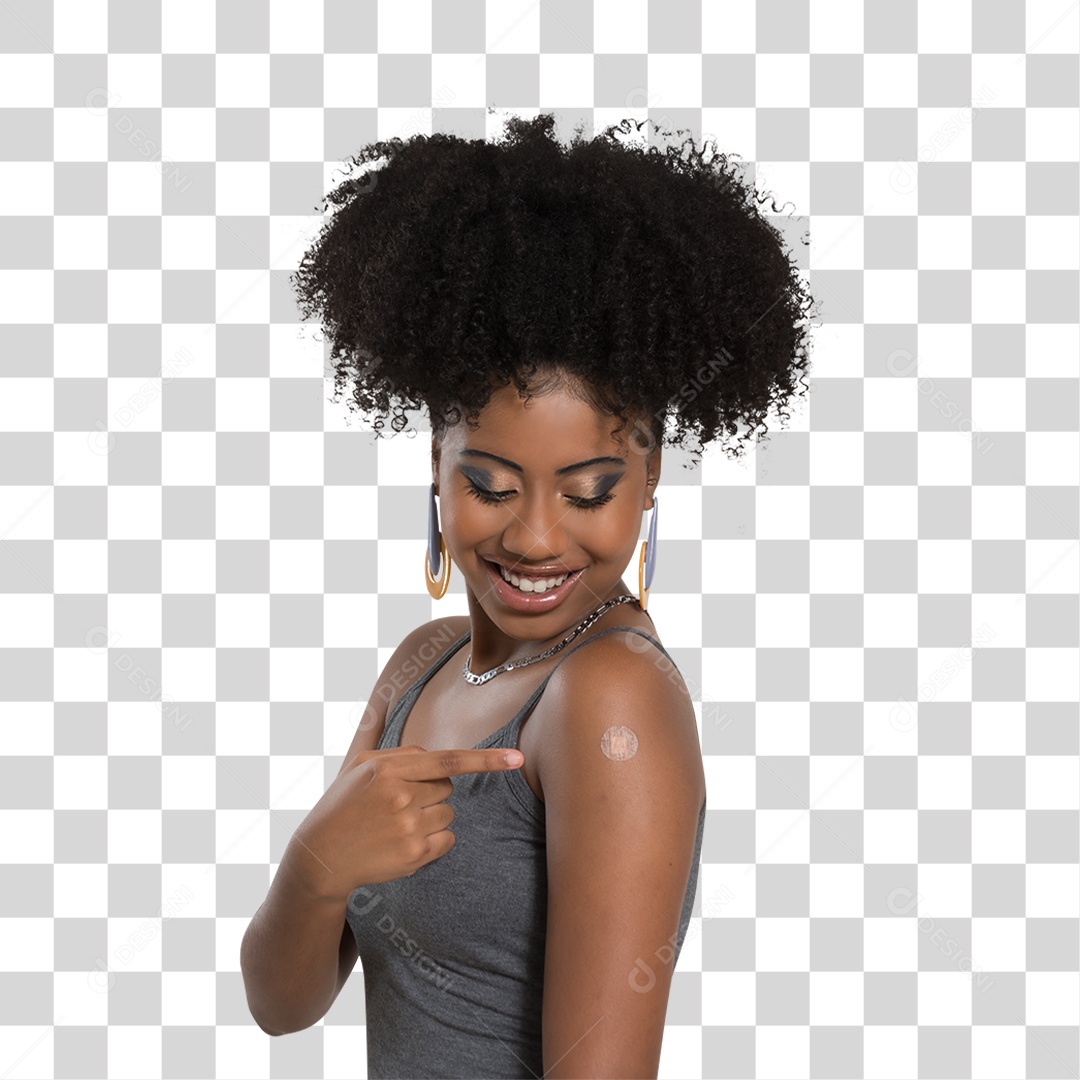 Mulher Morena PNG Transparente