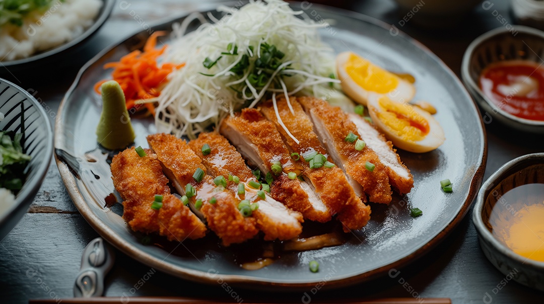Frango Katsu com arroz
