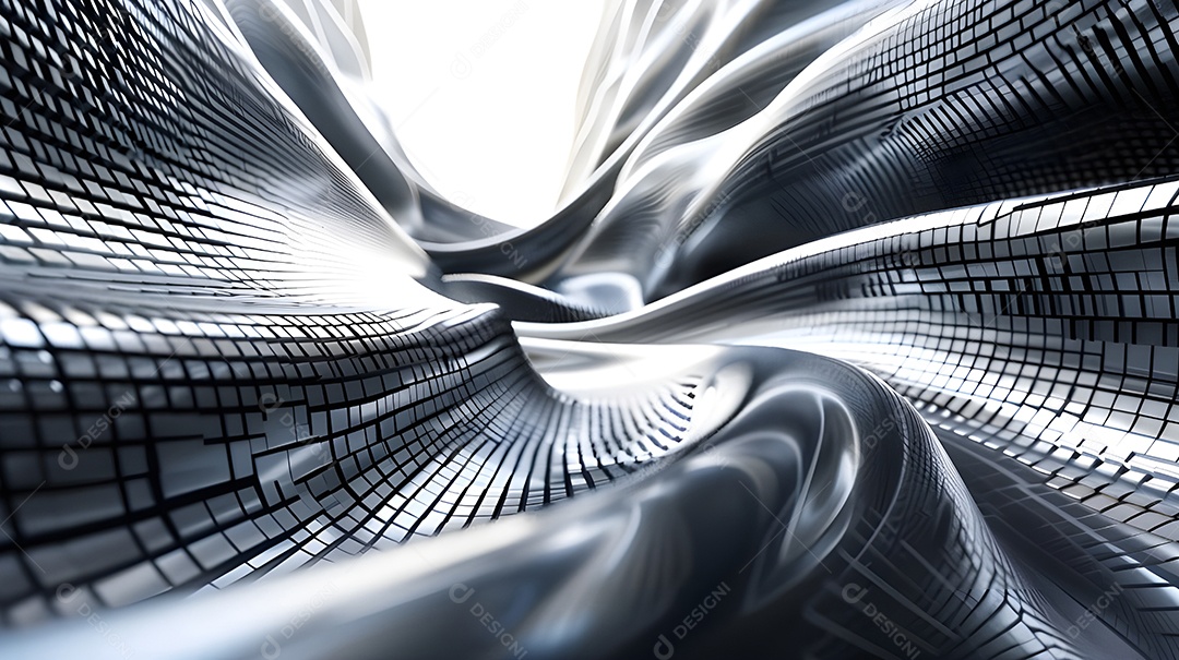 Fundo de vidro abstrato holográfico com folha iridescente