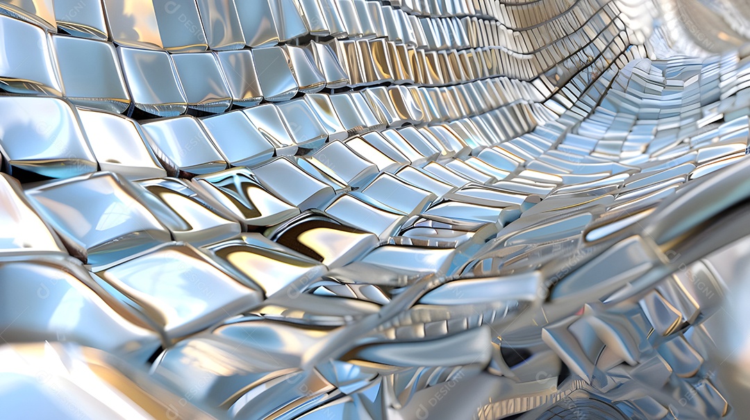 Fundo abstrato prata holográfico