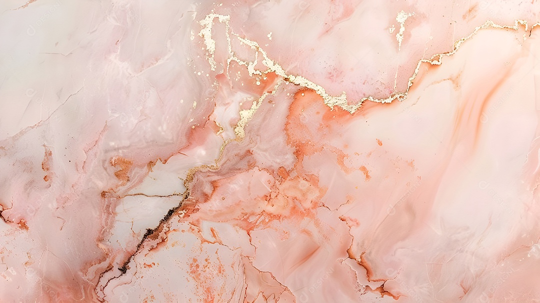 Textura de fundo de mármore rosa dourado para designs modernos