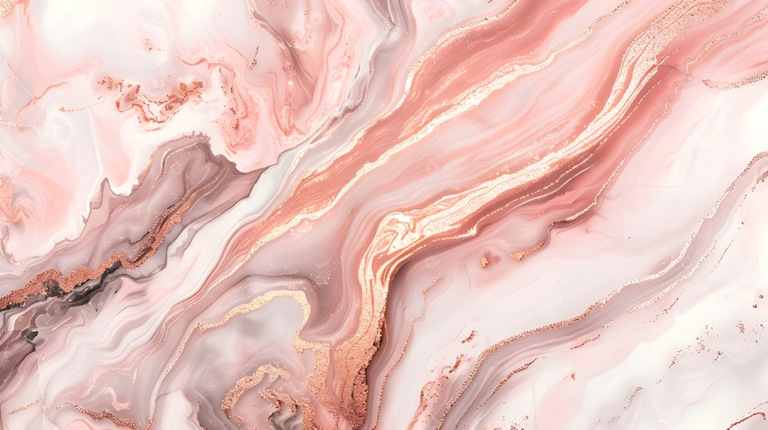 Textura de fundo de mármore rosa dourado para designs modernos