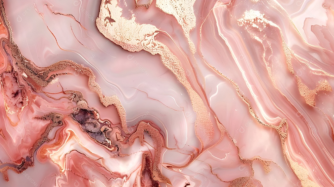 Textura de fundo de mármore rosa dourado para designs modernos