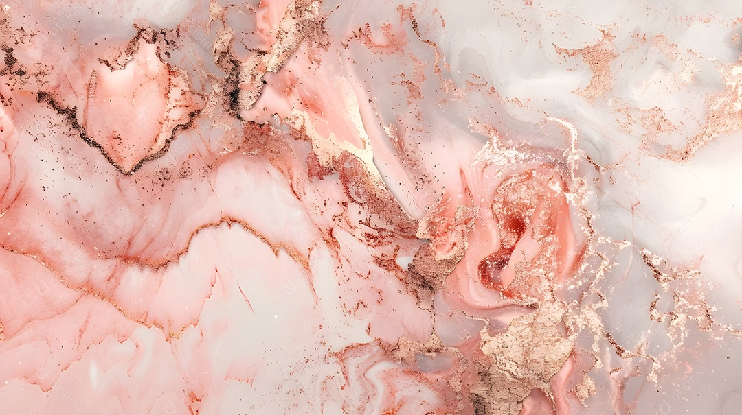 Textura de fundo de mármore rosa dourado para designs modernos