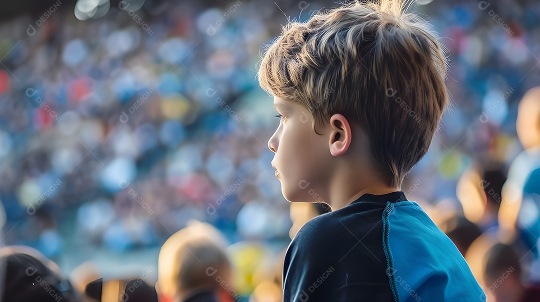 Jogo ao vivo no estádio