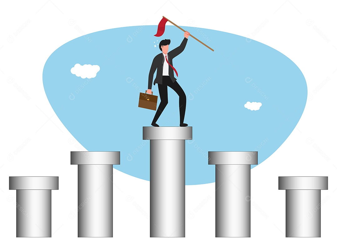 Empresário Ilustração Vetor EPS + AI