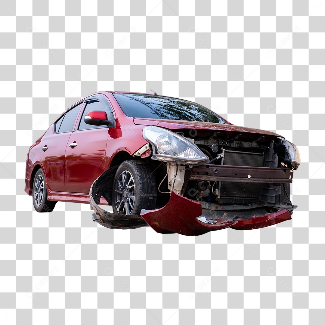 Carros Batidos Funilaria PNG Transparente