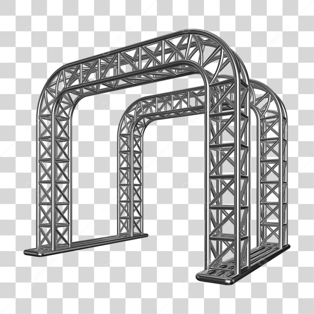 Estruturas Metálicas Pilares PNG Transparente