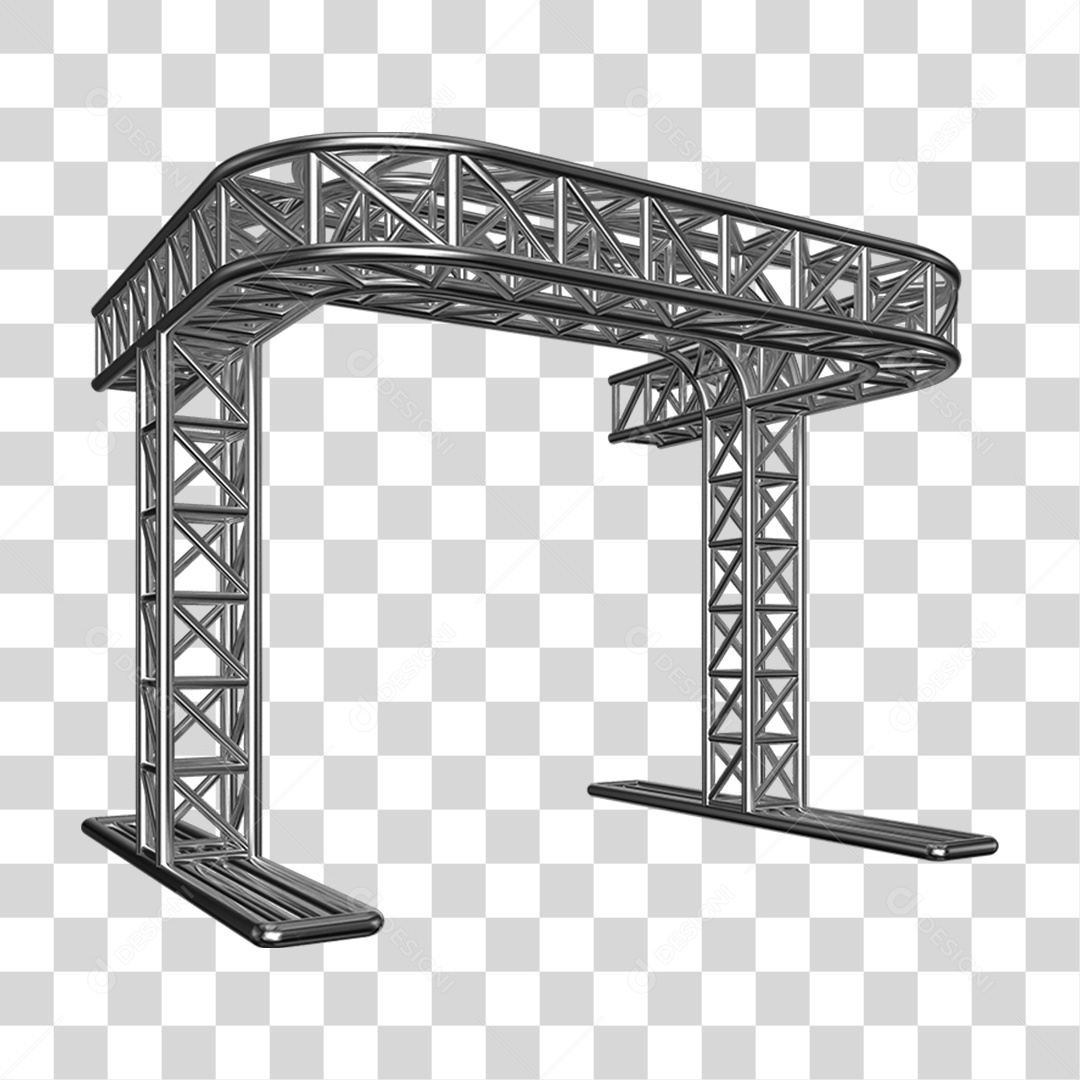Estruturas Metálicas Pilares PNG Transparente