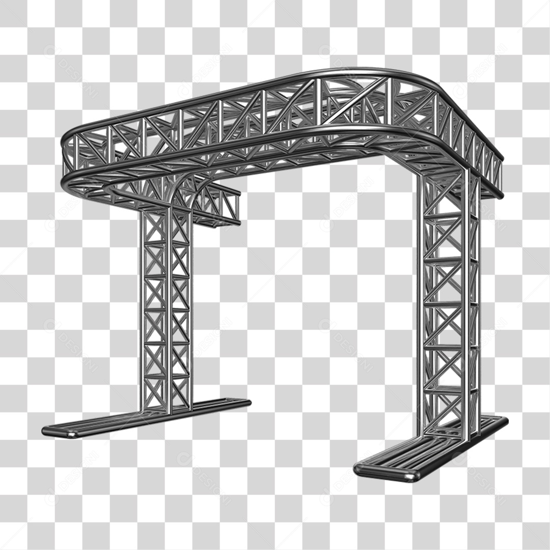 Estruturas Metálicas Pilares PNG Transparente
