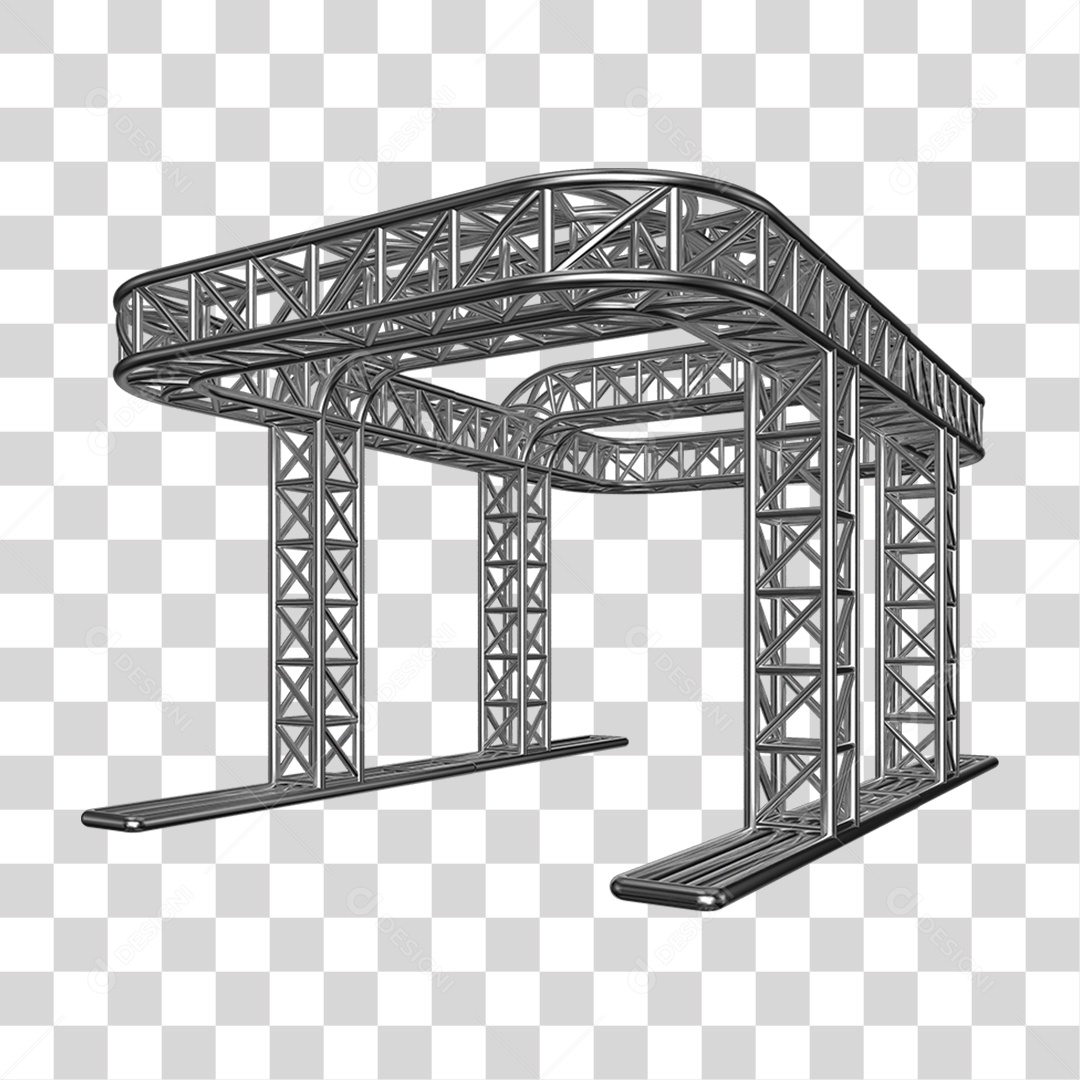 Estruturas Metálicas Pilares PNG Transparente