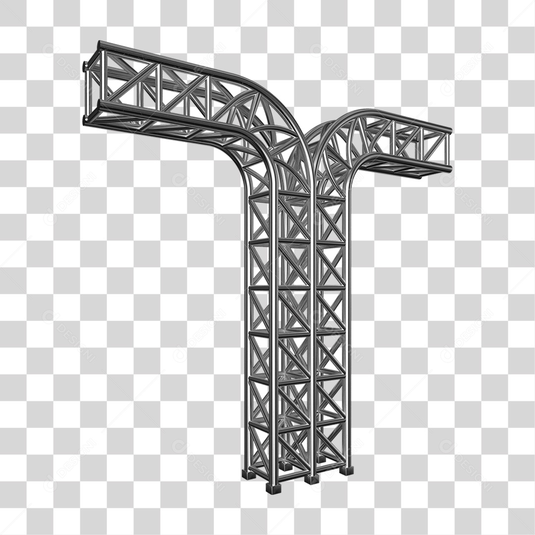 Estruturas Metálicas Pilares PNG Transparente