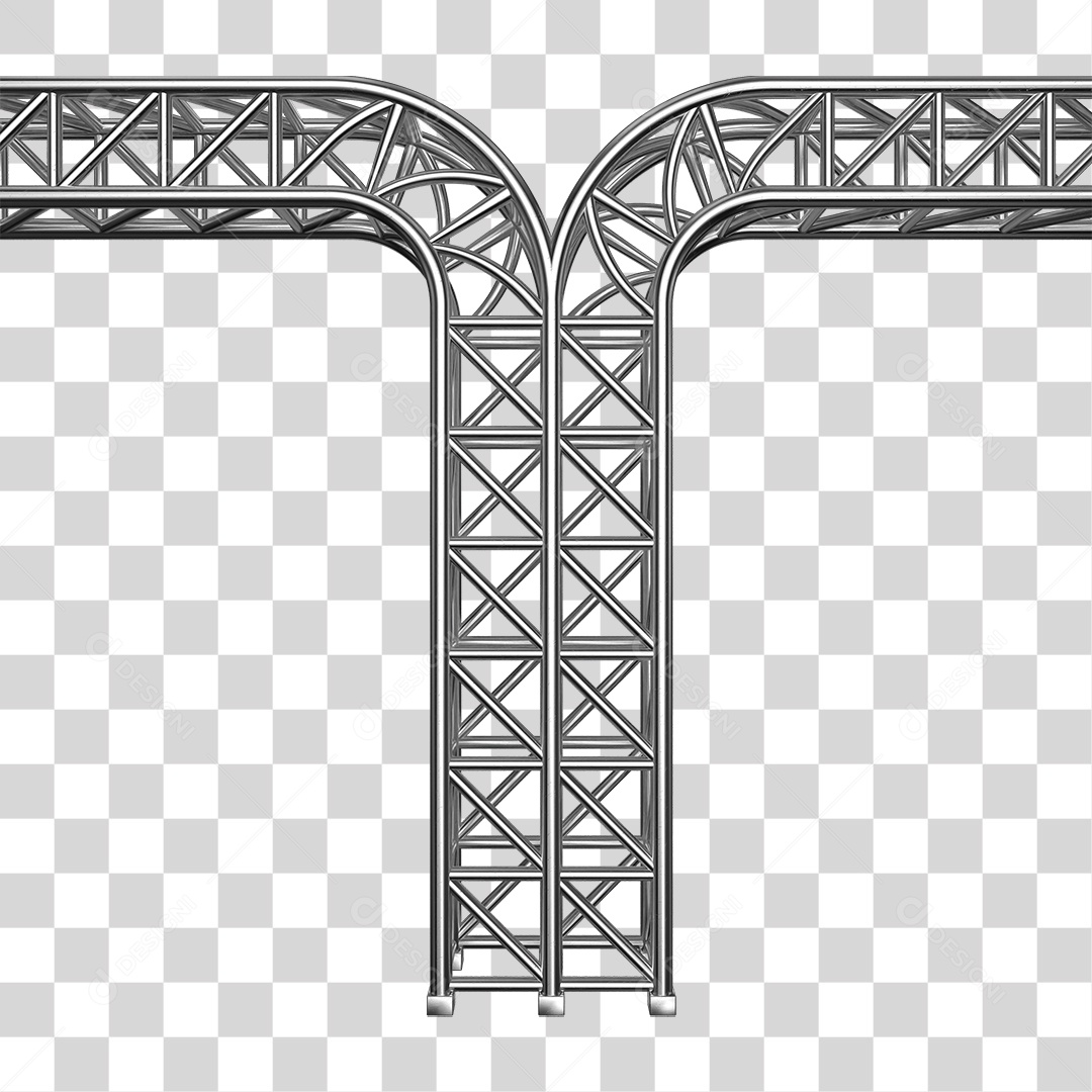 Estruturas Metálicas Pilares PNG Transparente