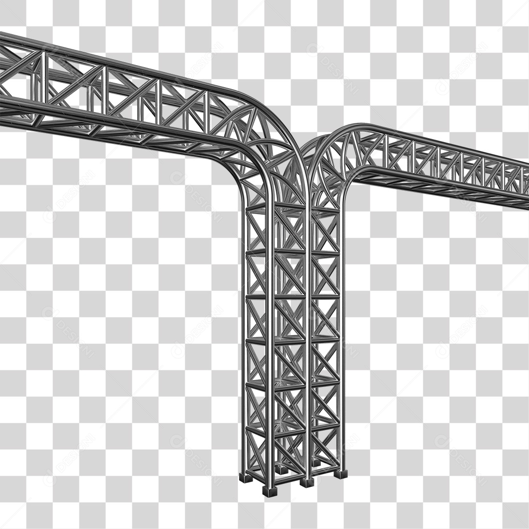 Estruturas Metálicas Pilares PNG Transparente