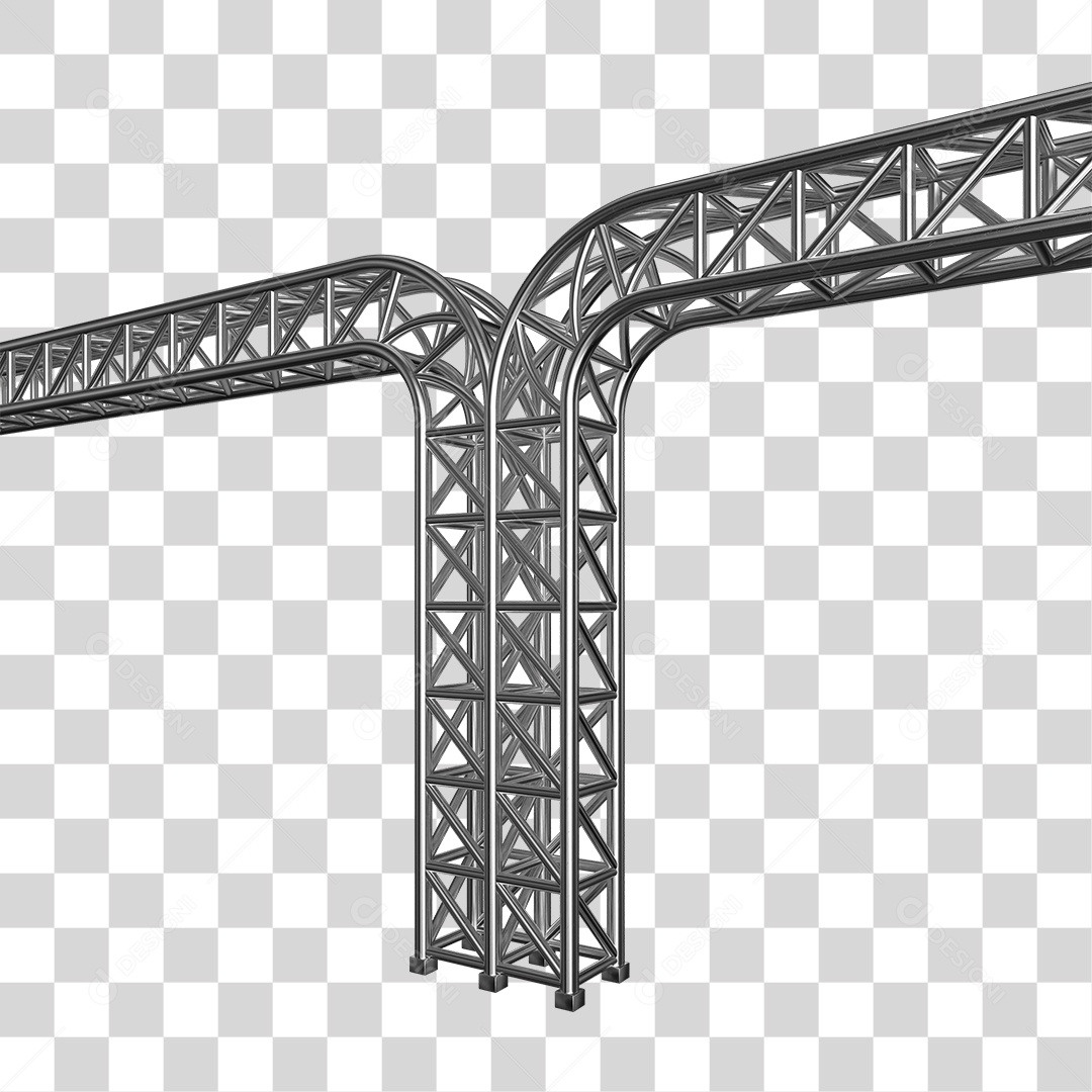Estruturas Metálicas Pilares PNG Transparente