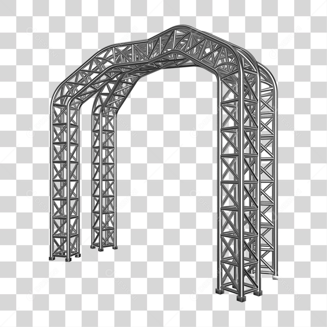 Estruturas Metálicas Pilares PNG Transparente