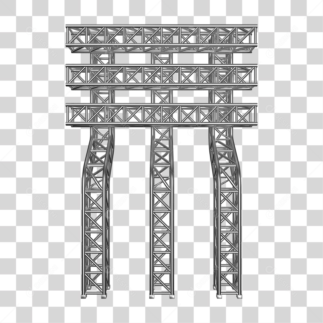 Estruturas Metálicas Pilares PNG Transparente