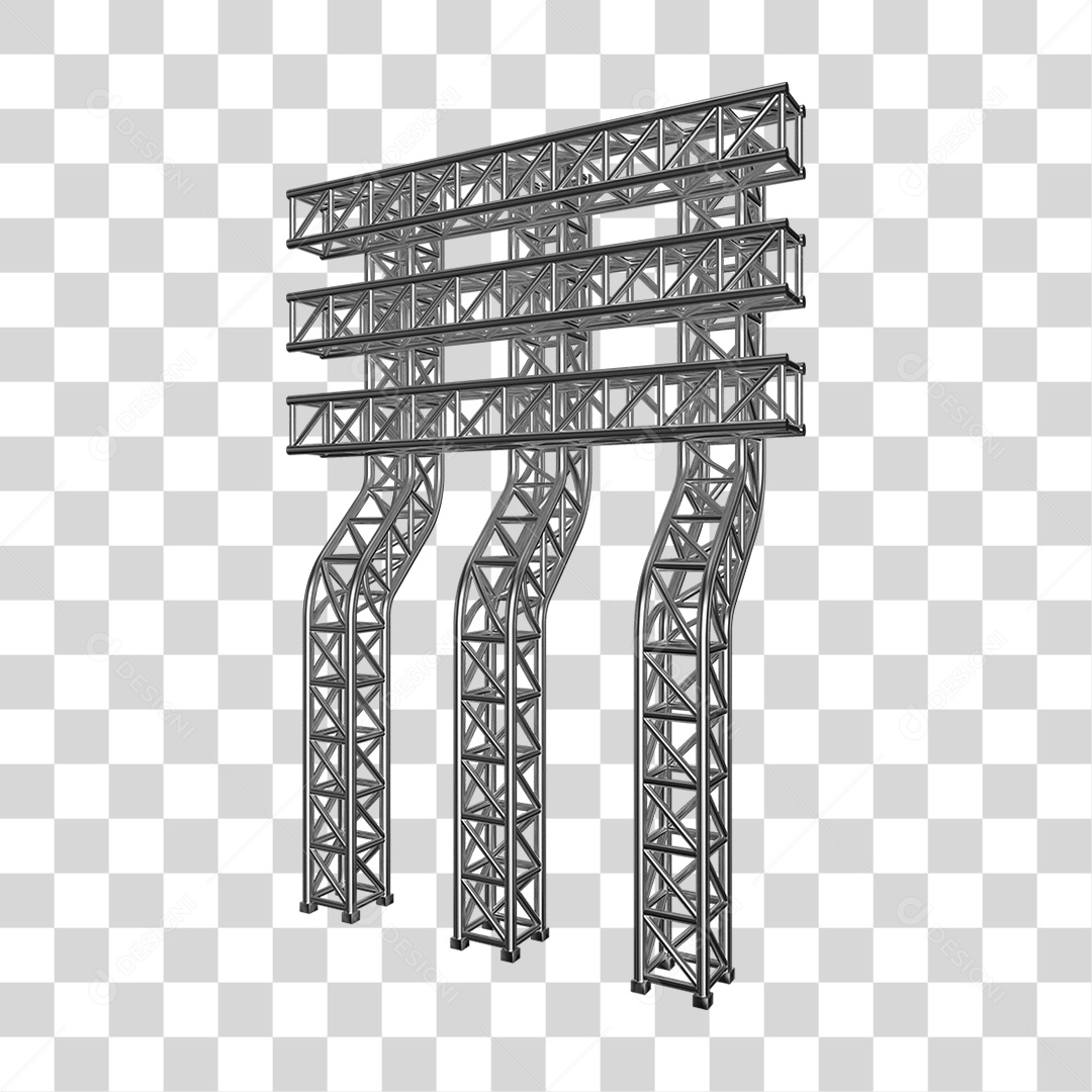 Estruturas Metálicas Pilares PNG Transparente
