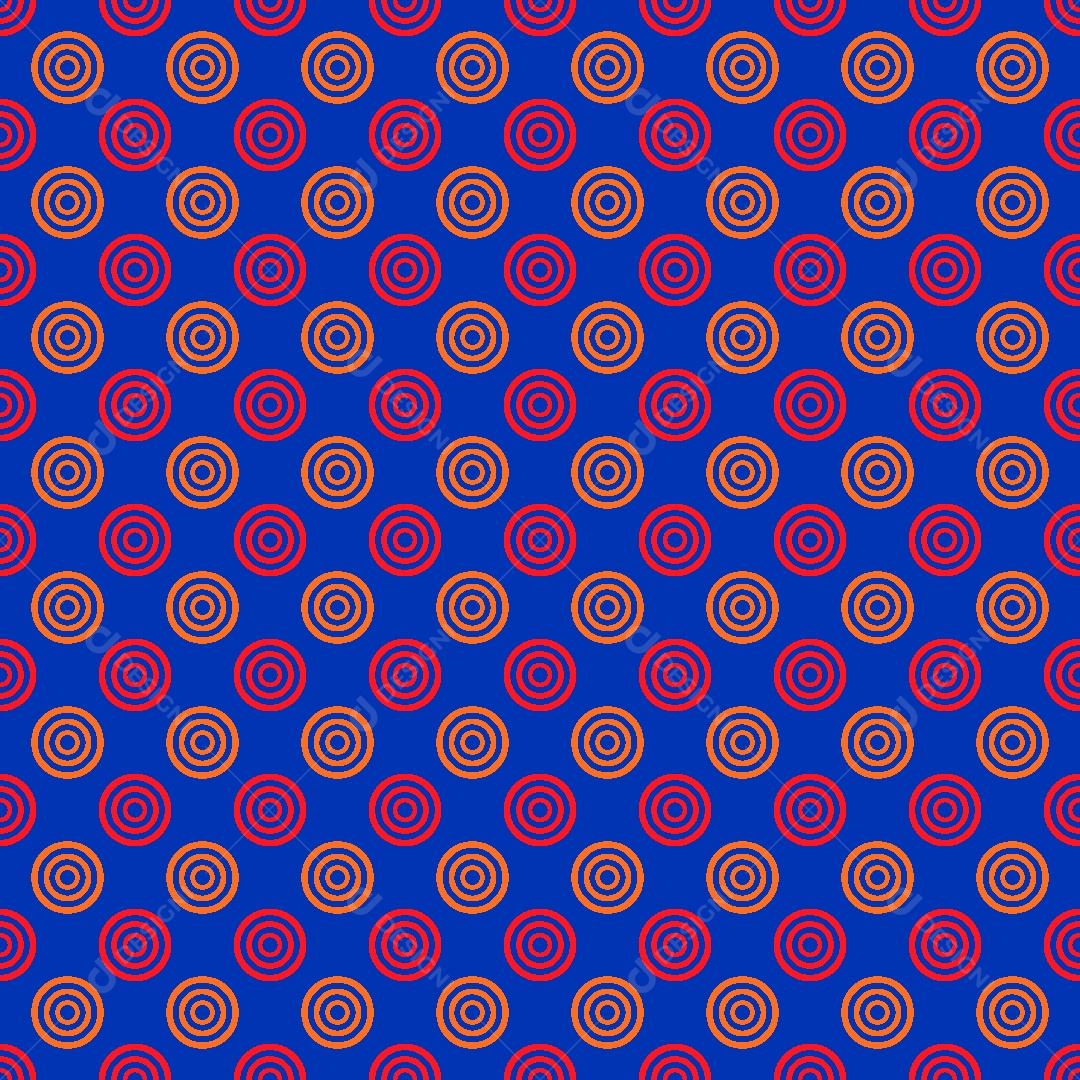 Padrão de Círculos Ilustração Vetor EPS