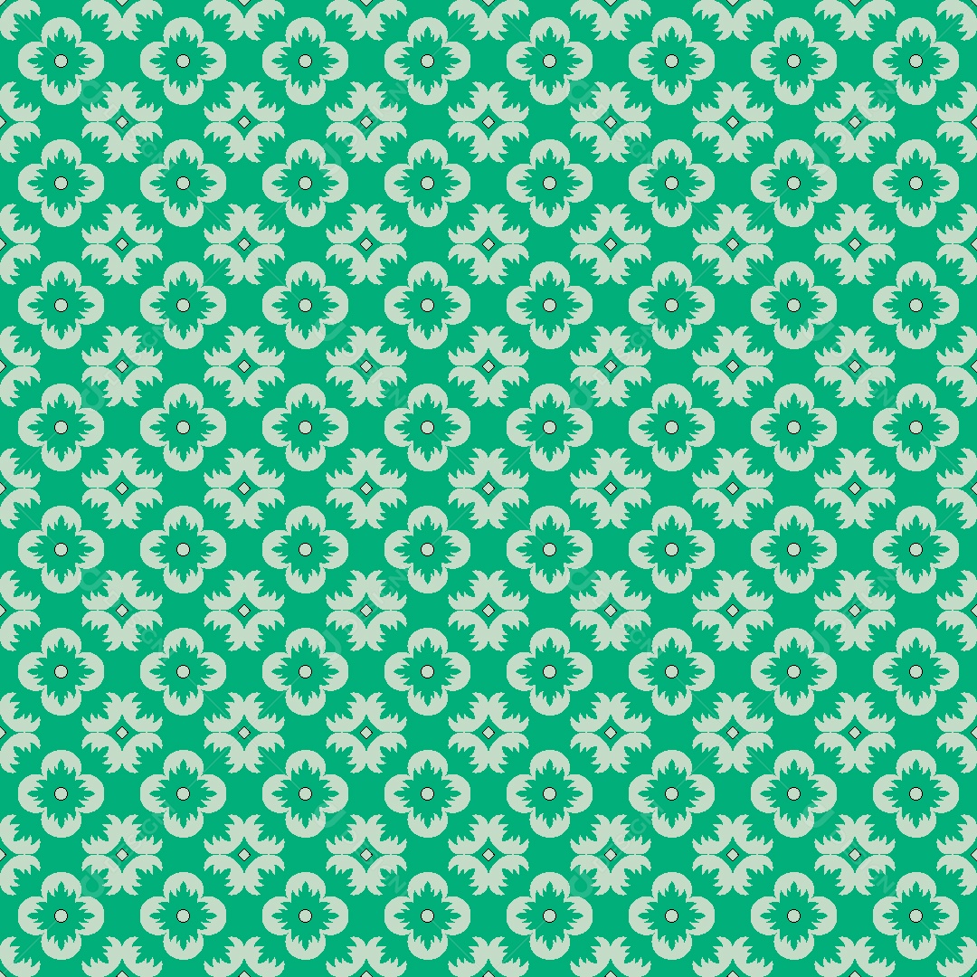 Padrão de Flores Ilustração Vetor EPS