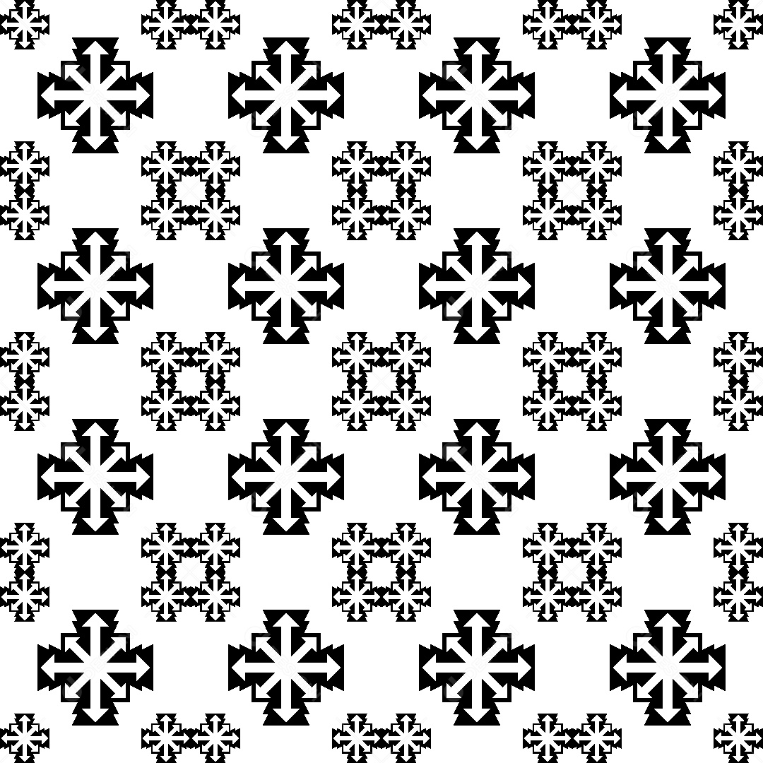 Padrão Étnico Ilustração Vetor EPS