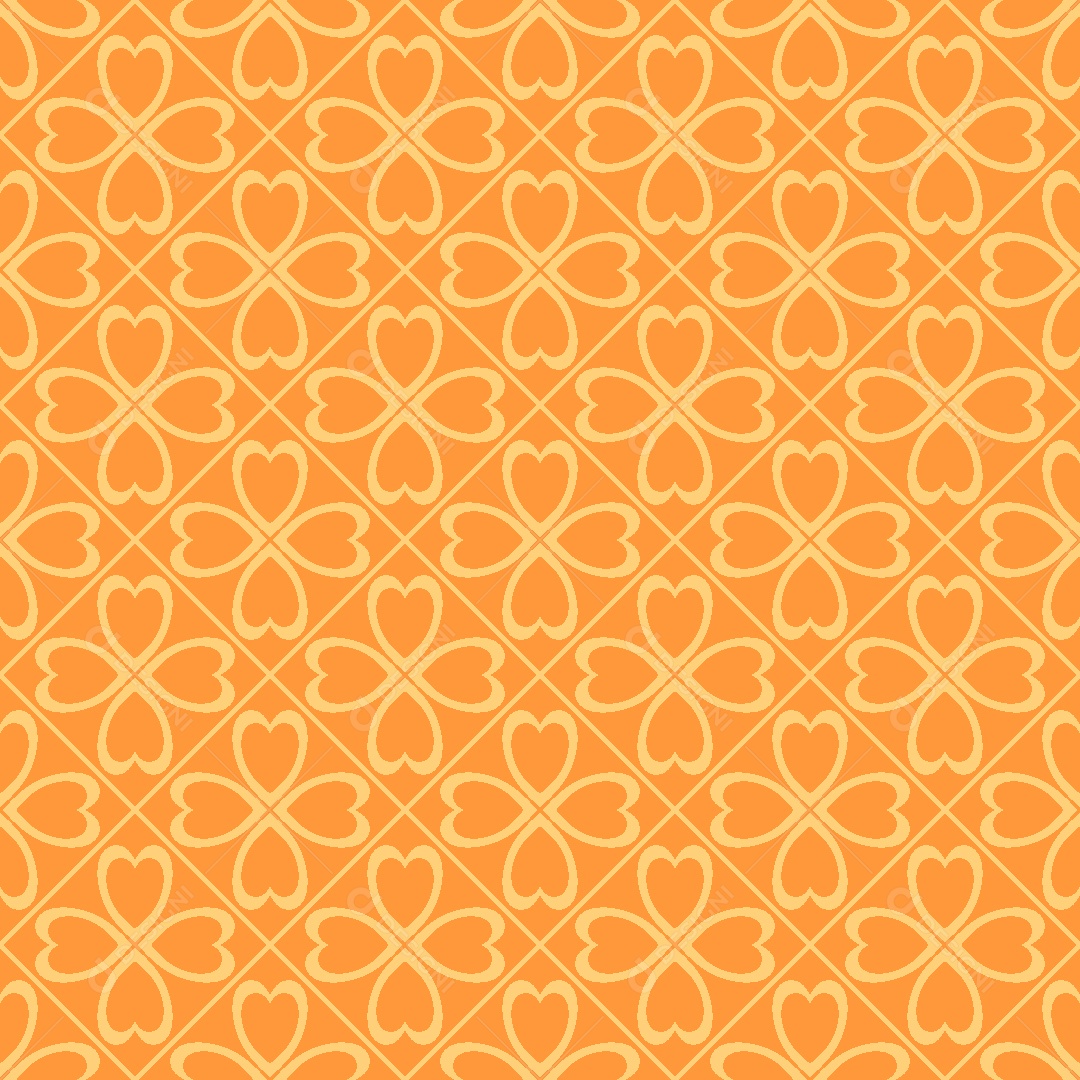 Padrão de Flores Ilustração Vetor EPS