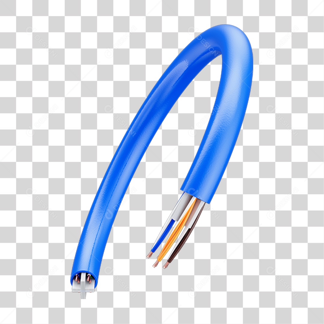 Cabo de Rede Internet PNG Transparente