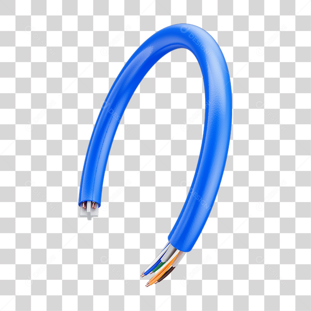 Cabo de Rede Internet PNG Transparente