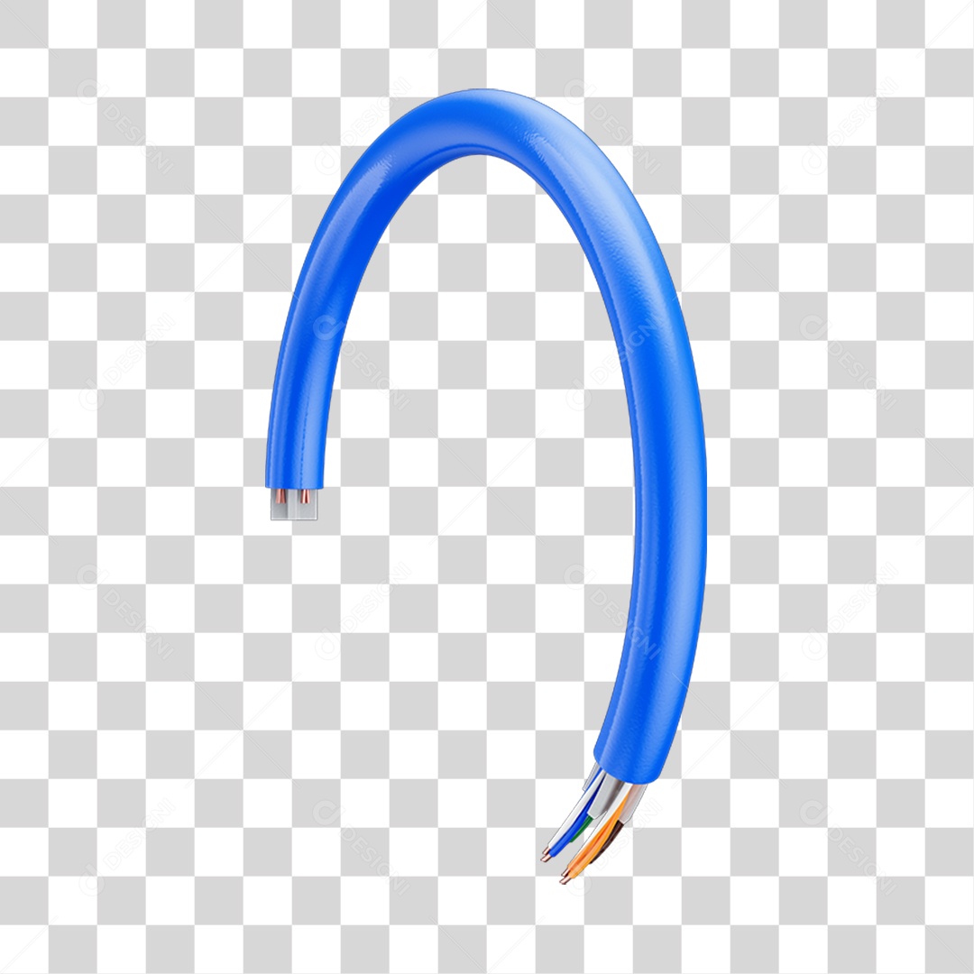 Cabo de Rede Internet PNG Transparente