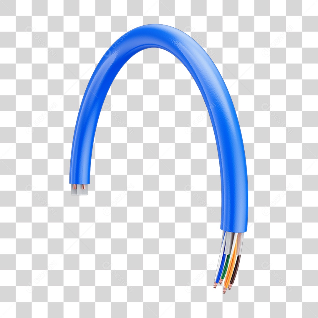 Cabo de Rede Internet PNG Transparente