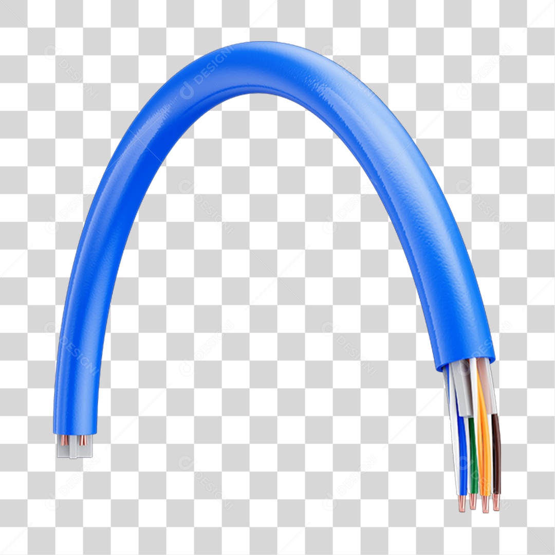 Cabo de Rede Internet PNG Transparente