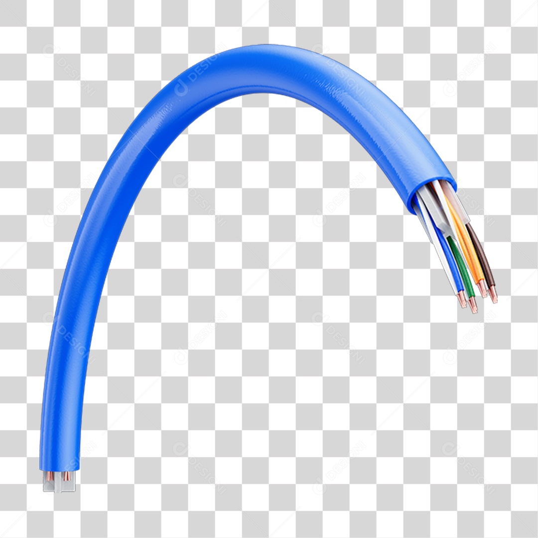 Cabo de Rede Internet PNG Transparente