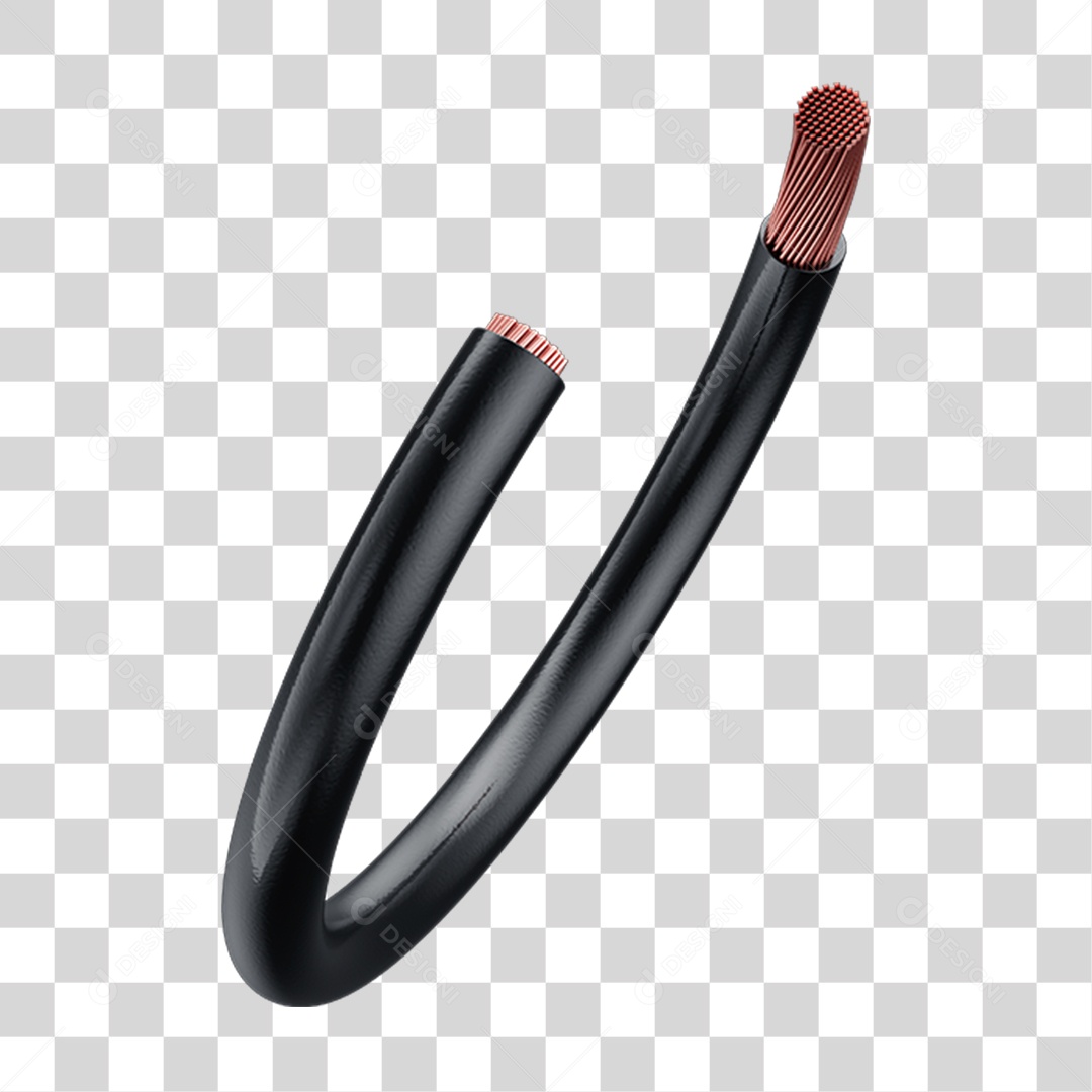 Cabo de Cobre PNG Transparente