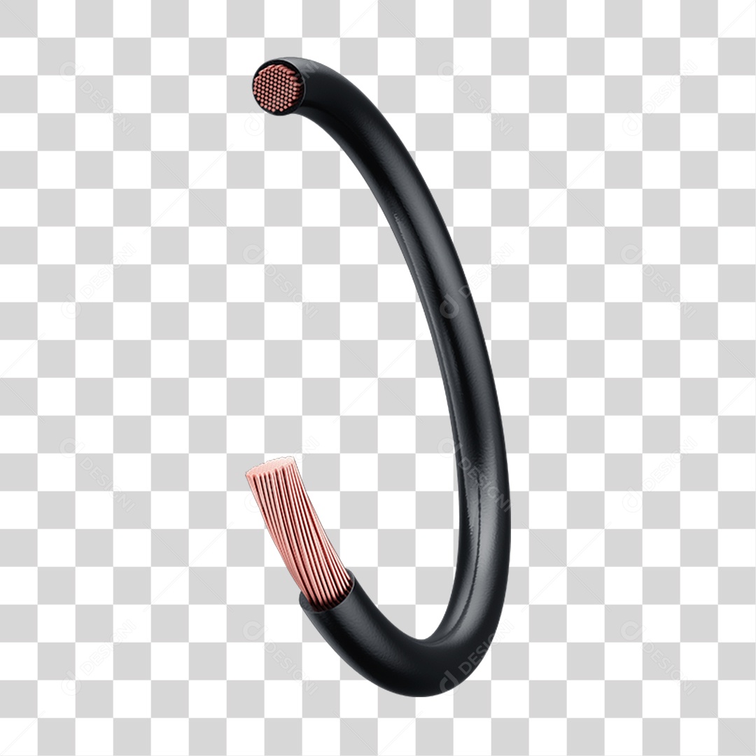 Cabo de Cobre PNG Transparente