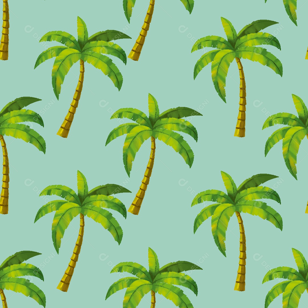 Padrão de Papel de Parede de Árvore Vetor EPS