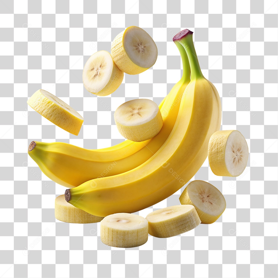 Fruta Banana PNG Transparente