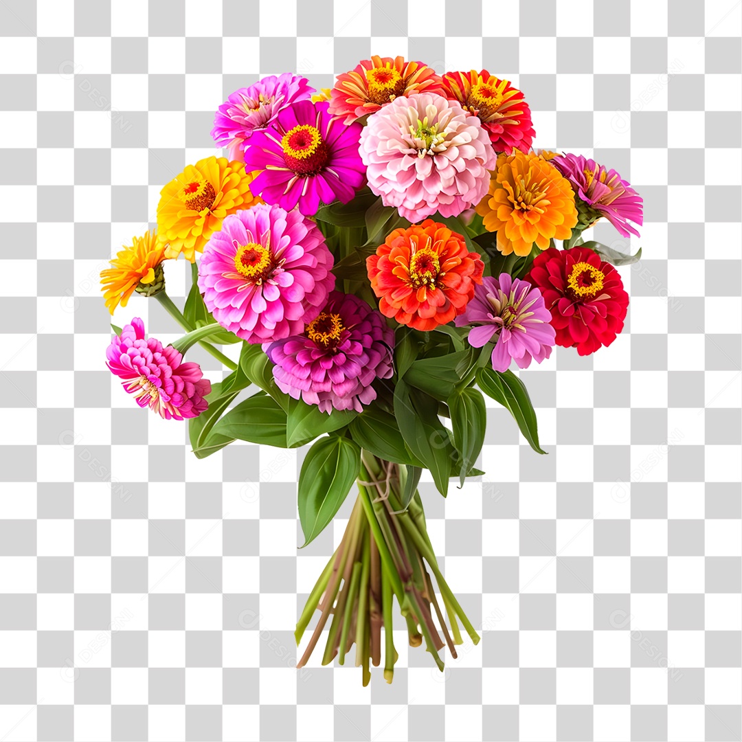 Buquê de Flores PNG Transparente