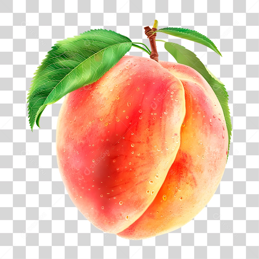 Pêssego PNG Transparente