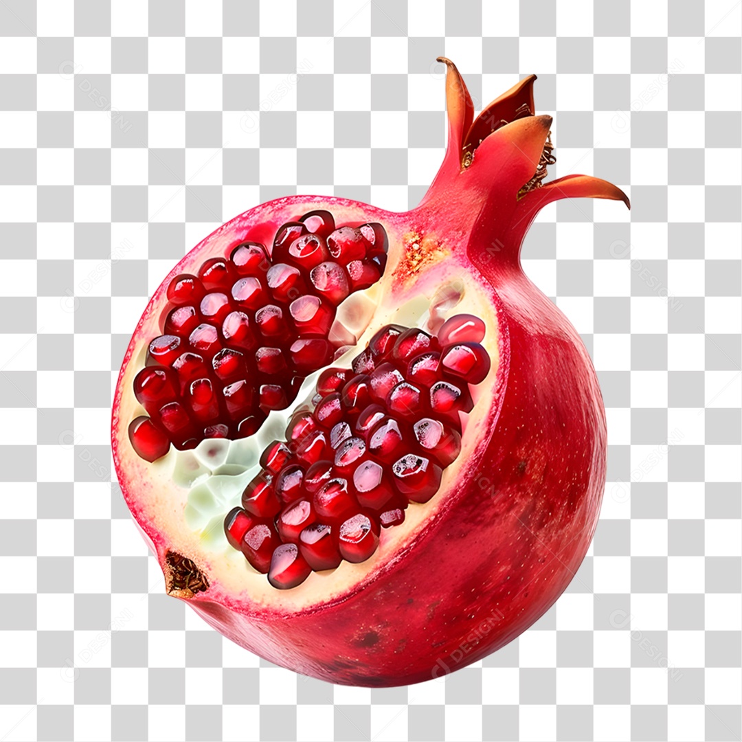 Fruta Romã PNG Transparente