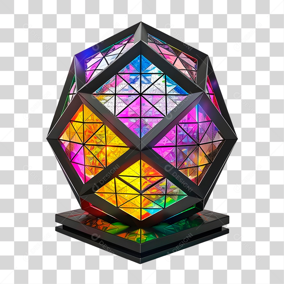 Luz Colorida Noturna PNG Transparente