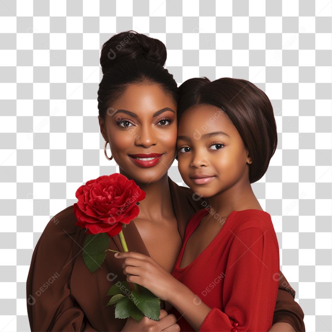 Mãe com Sua Filha PNG Transparente