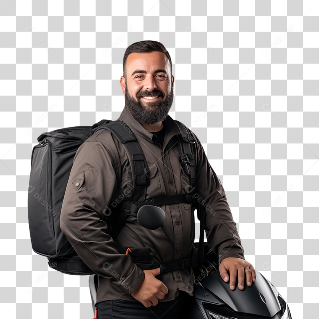 Motoboy Entregas PNG Transparente