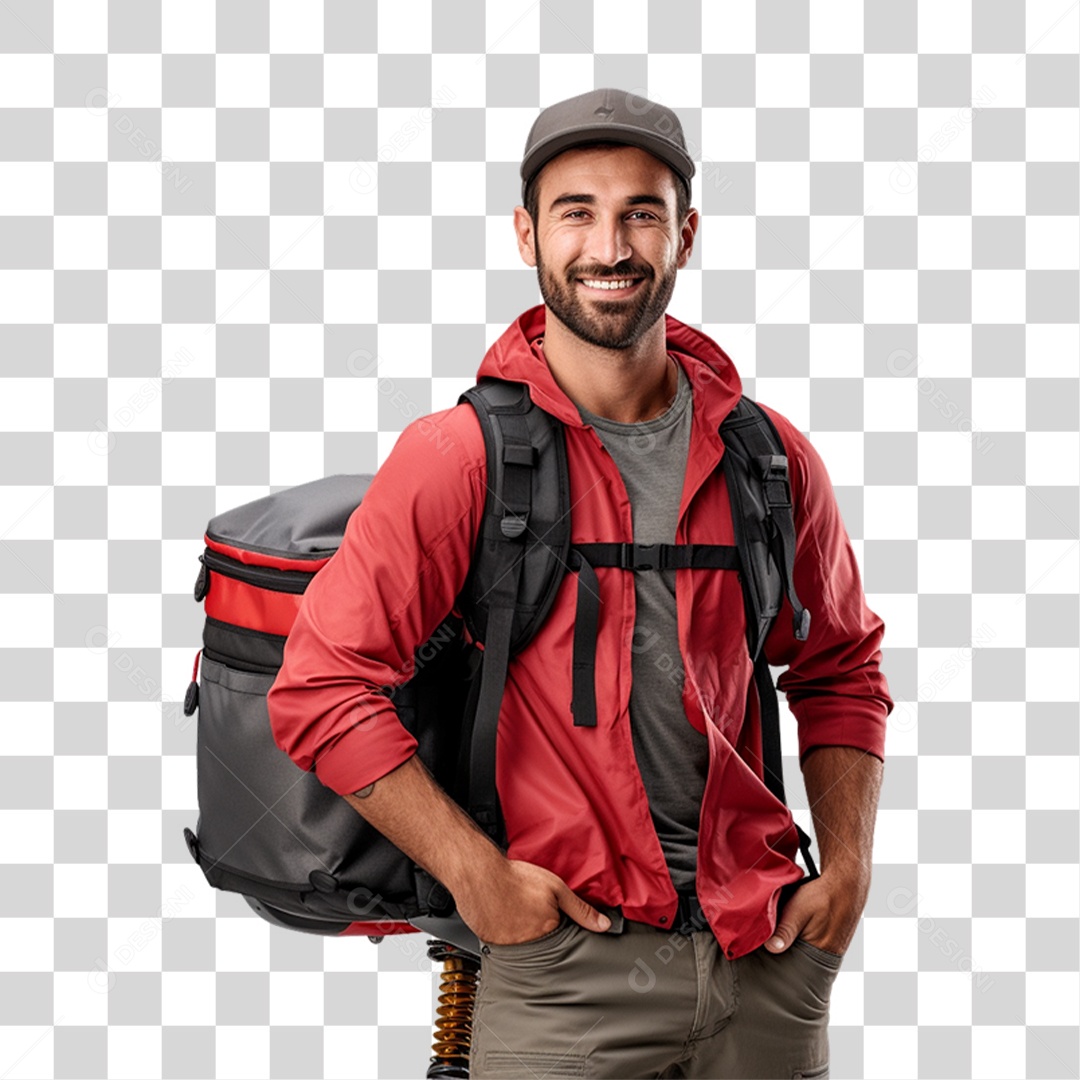 Motoboy Entregas PNG Transparente