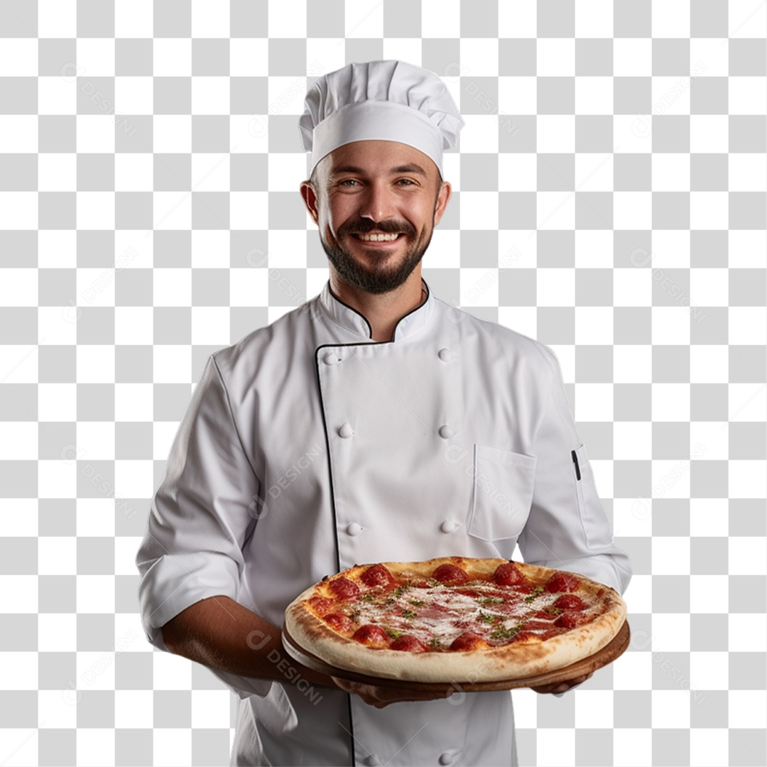 Pizzaiolo Confeiteiro PNG Transparente