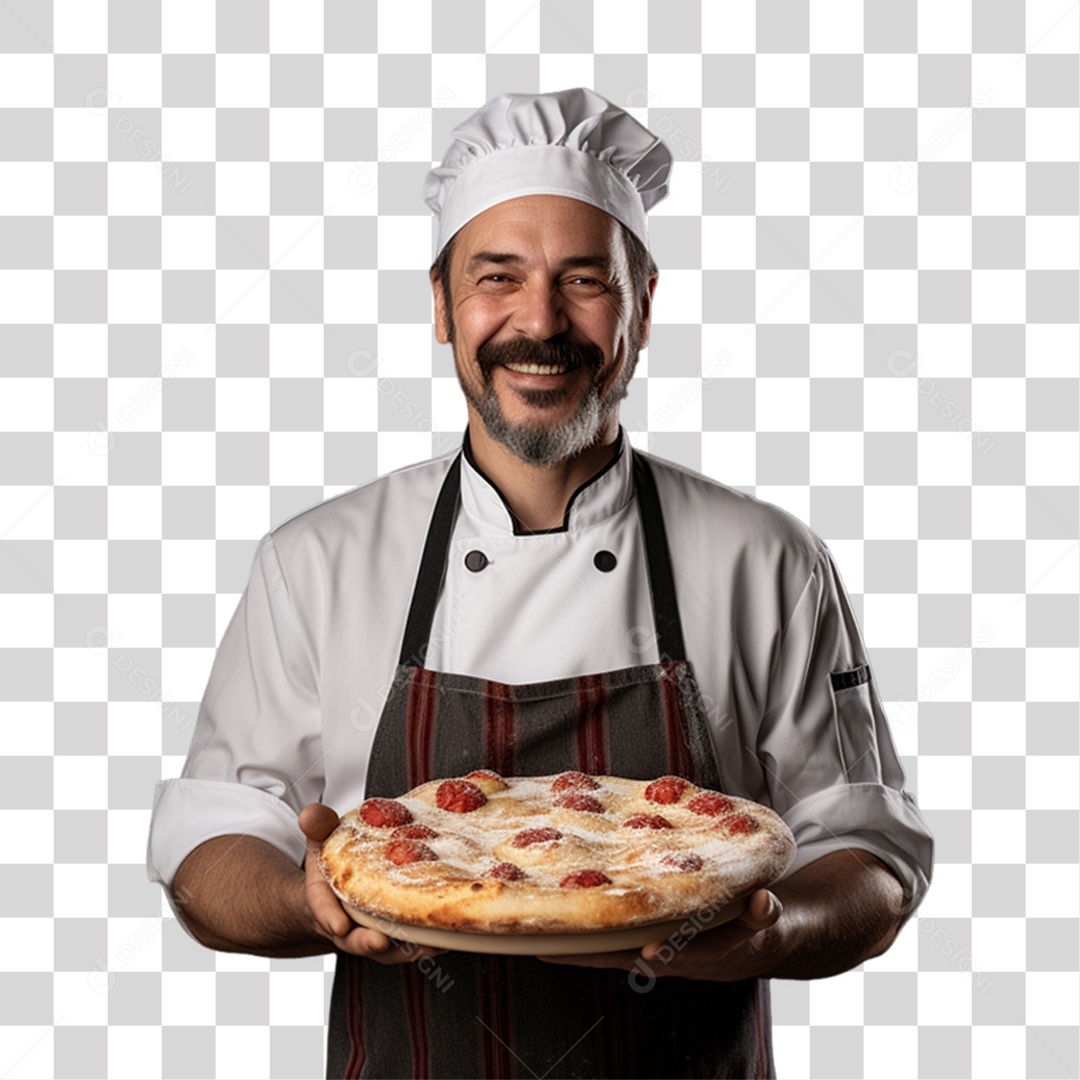 Pizzaiolo Confeiteiro PNG Transparente